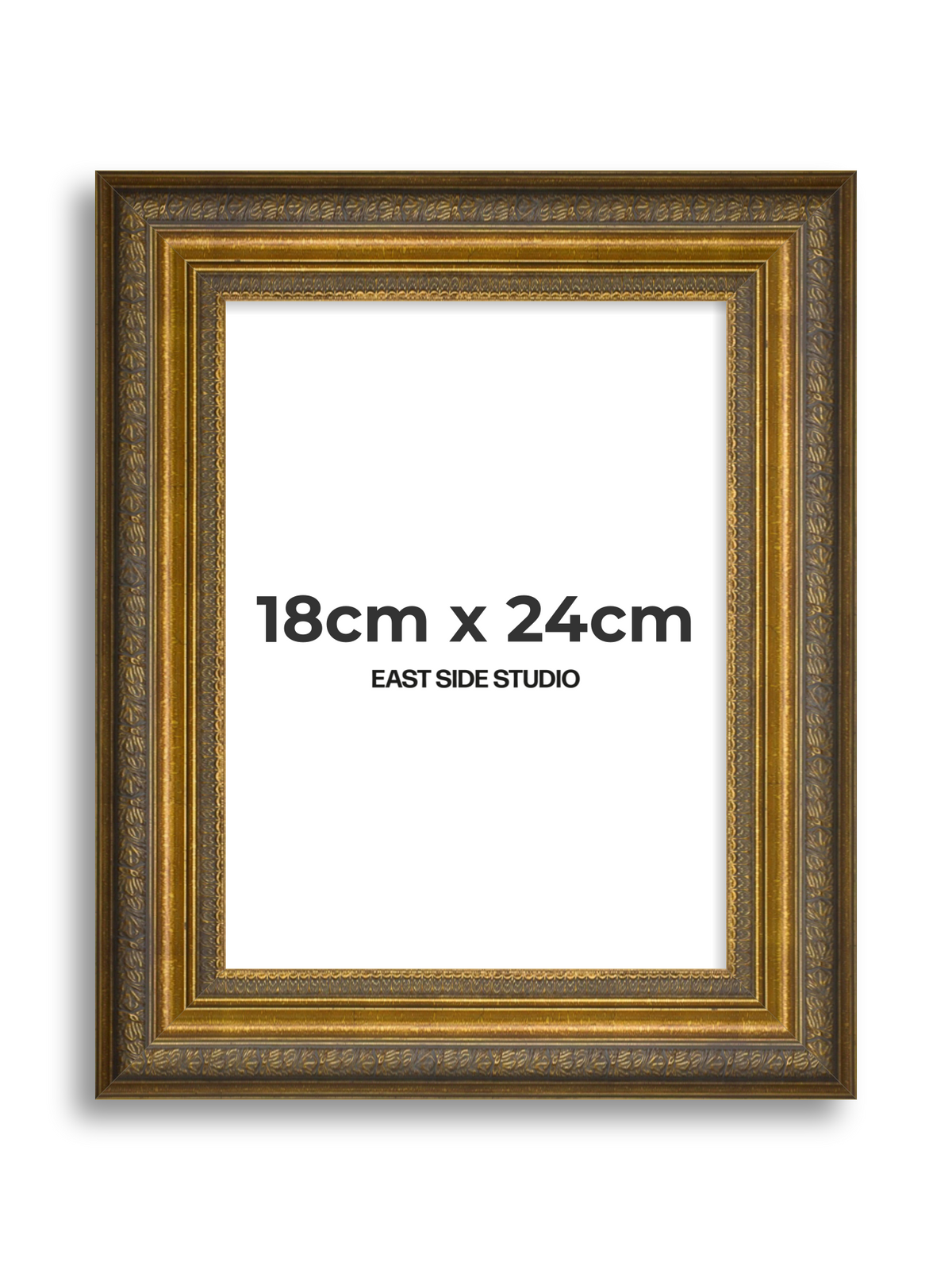 Frieze Antique Gold 18cm x 24cm picture frame