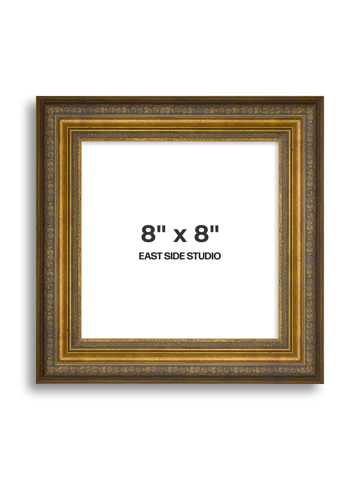 Frieze Antique Gold 8" x 8" picture frame