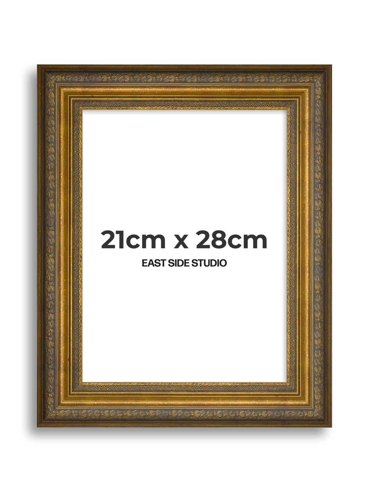 Frieze Antique Gold 21cm x 28cm picture frame