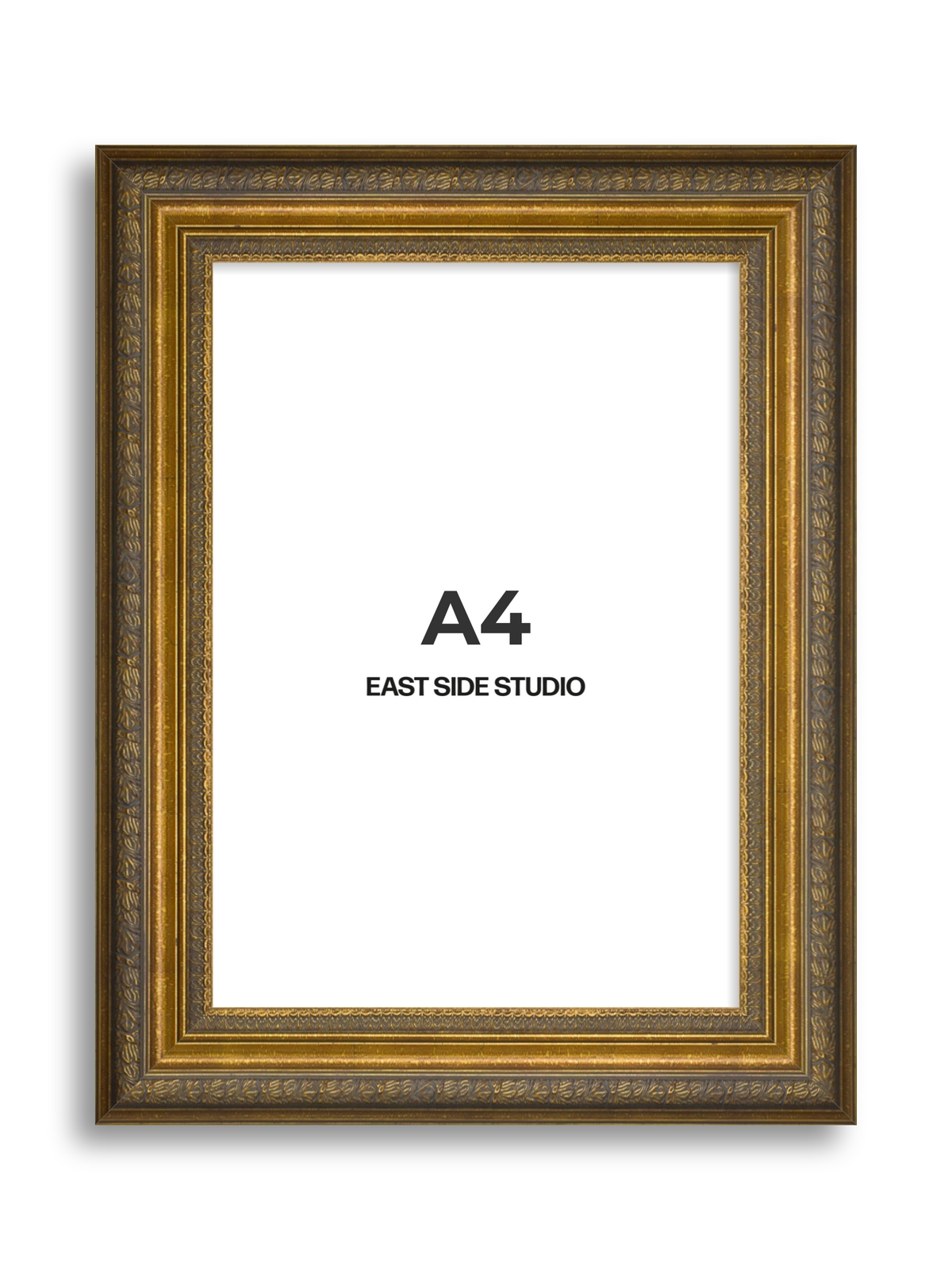 Frieze Antique Gold A4 picture frame