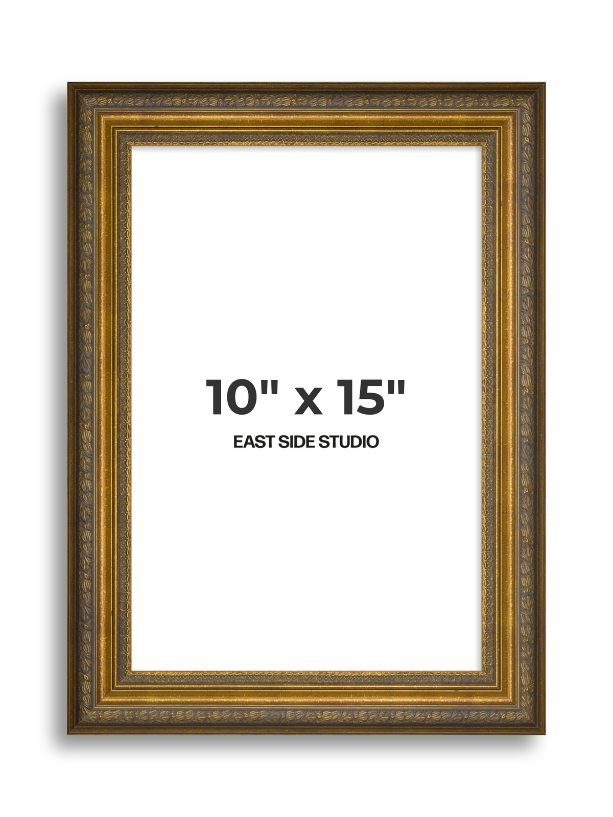 Frieze Antique Gold 10" x 15" picture frame