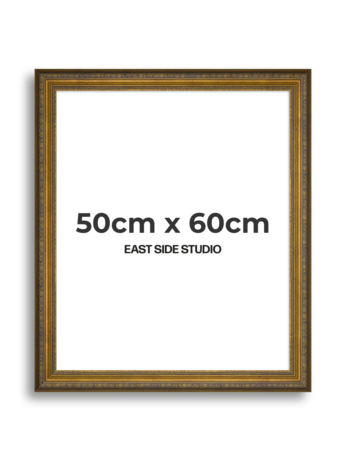 Frieze Antique Gold 50cm x 60cm picture frame