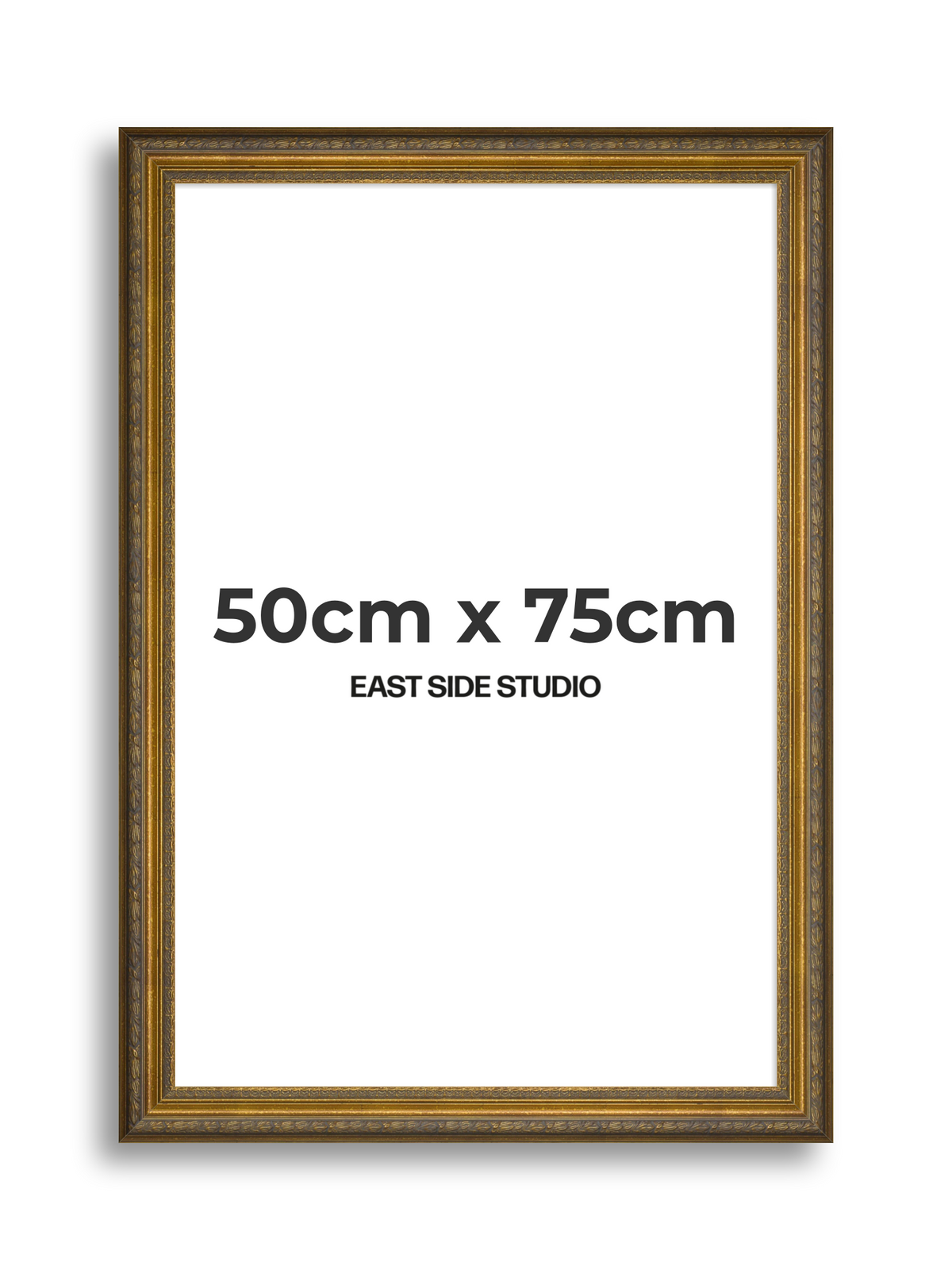Frieze Antique Gold 50cm x 75cm picture frame