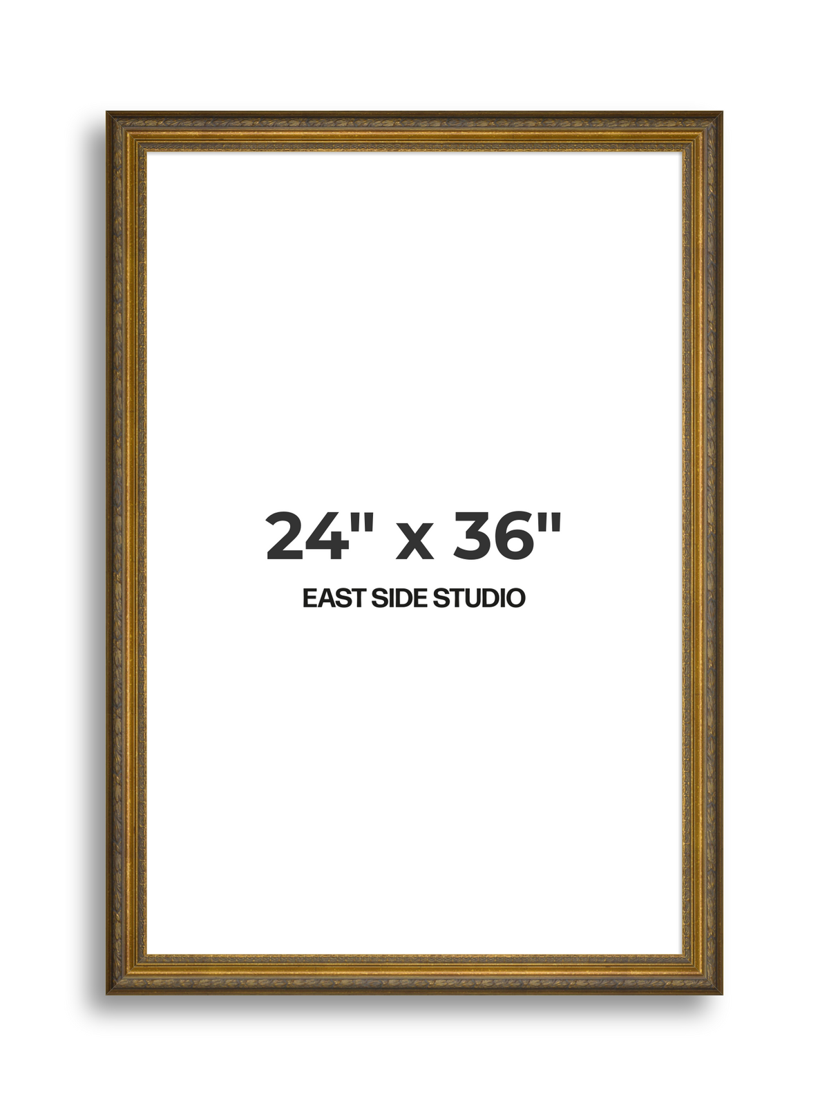 Frieze Antique Gold 24" x 36" picture frame
