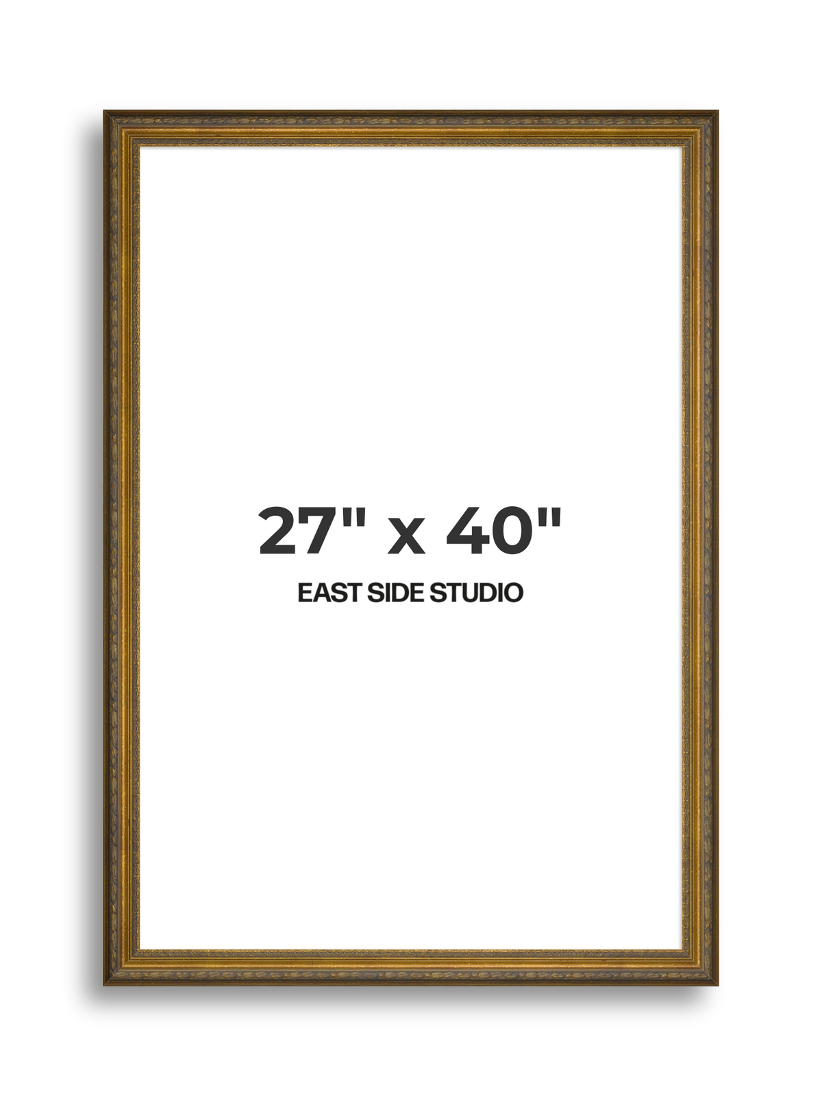 Frieze Antique Gold 27" x 40" picture frame