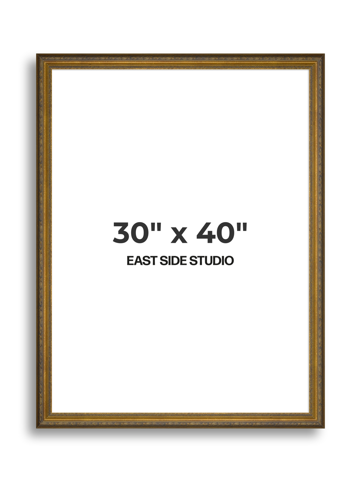 Frieze Antique Gold 30" x 40" picture frame