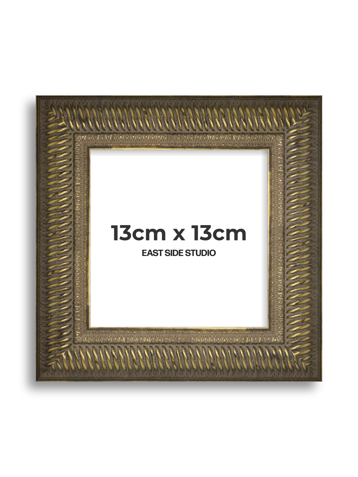 Torsade Aged Gold 13cm x 13cm picture frame