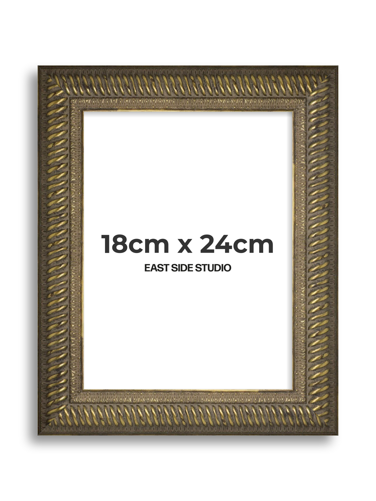 Torsade Aged Gold 18cm x 24cm picture frame