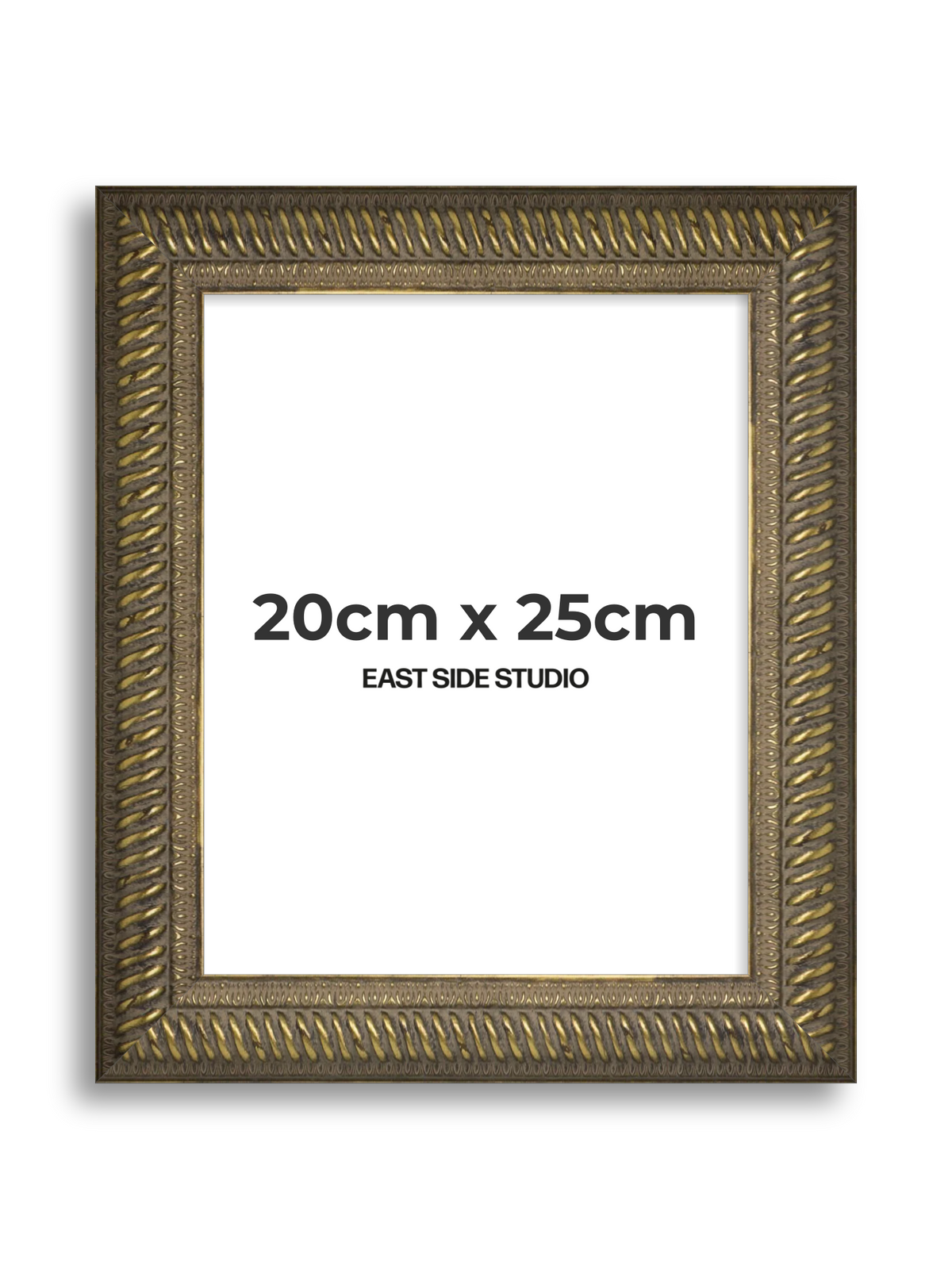 Torsade Aged Gold 20cm x 25cm picture frame