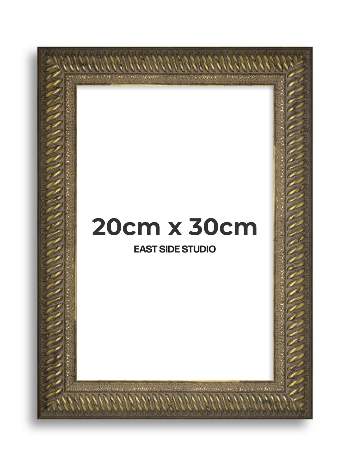 Torsade Aged Gold 20cm x 30cm picture frame