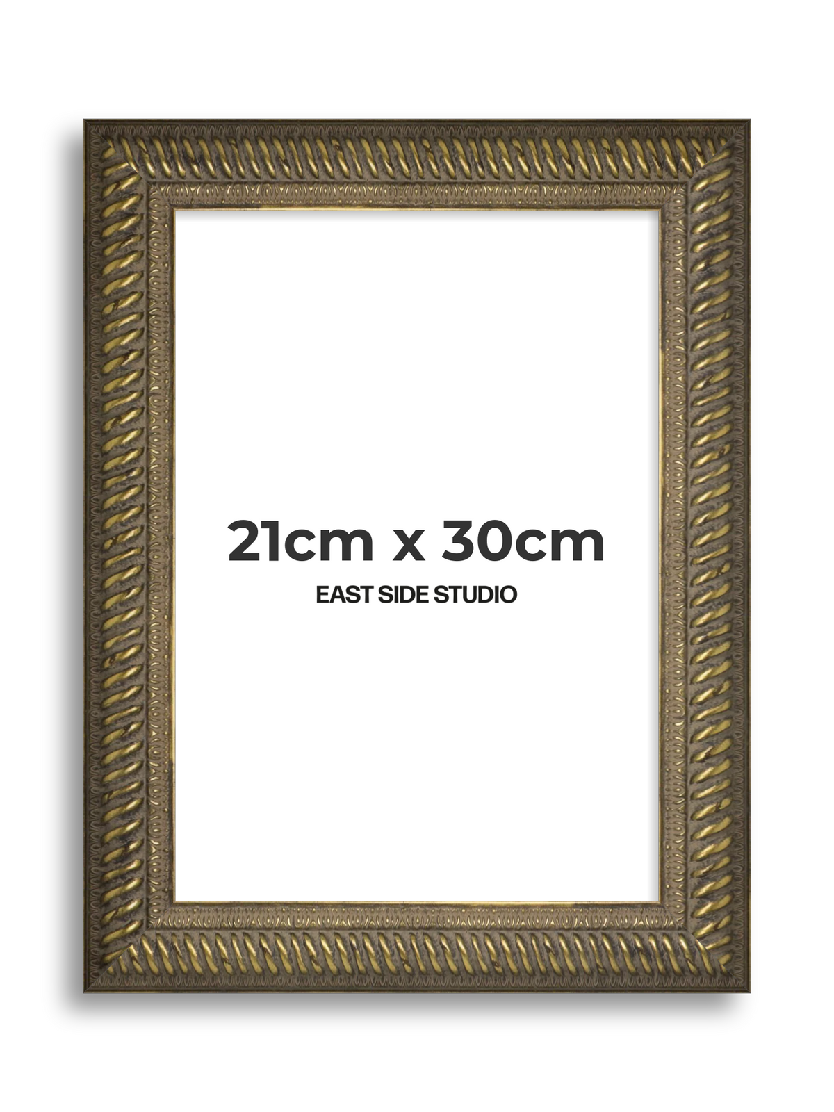 Torsade Aged Gold 21cm x 30cm picture frame