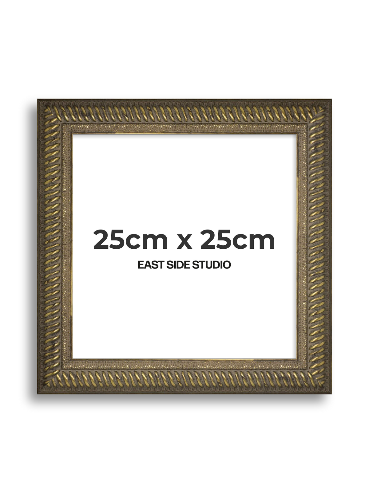 Torsade Aged Gold 25cm x 25cm picture frame