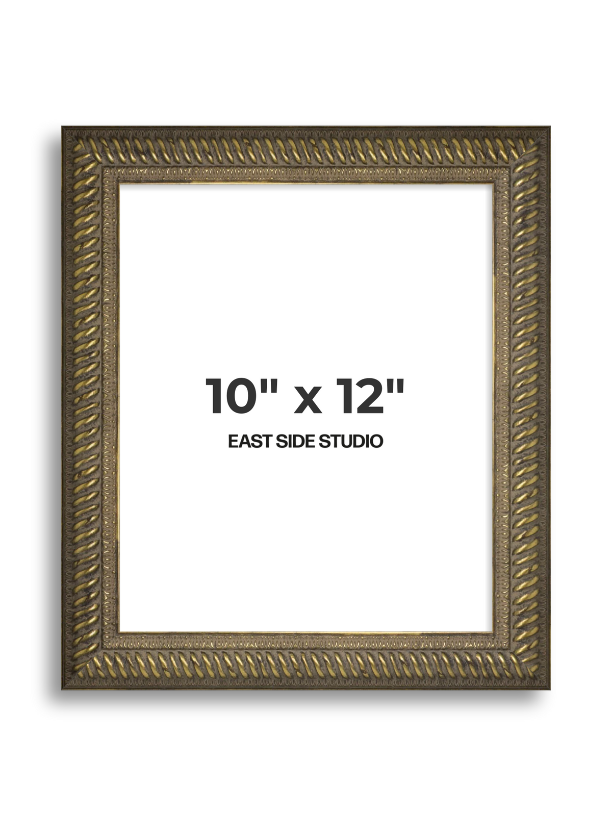 Torsade Aged Gold 10" x 12" picture frame