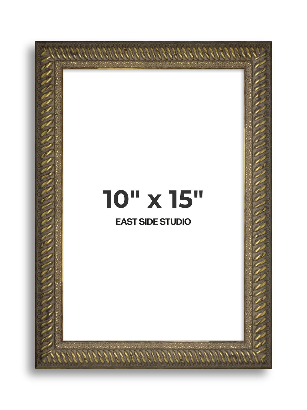 Torsade Aged Gold 10" x 15" picture frame