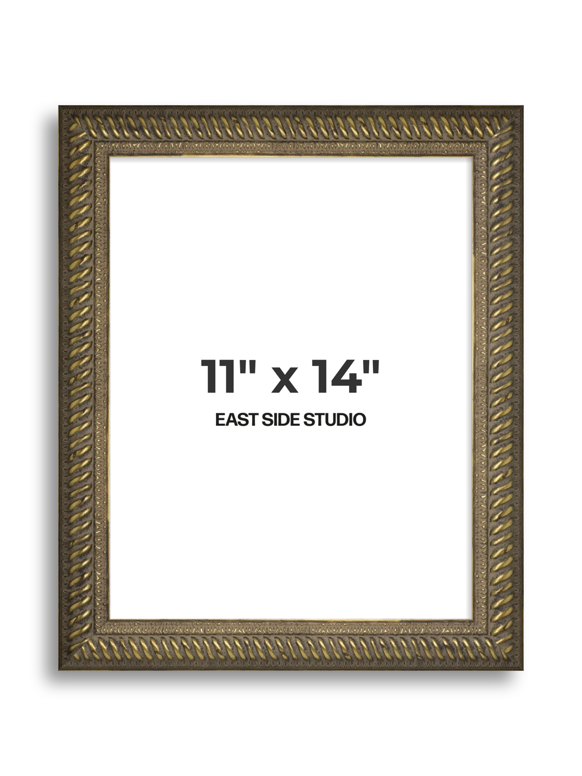 Torsade Aged Gold 11" x 14" picture frame