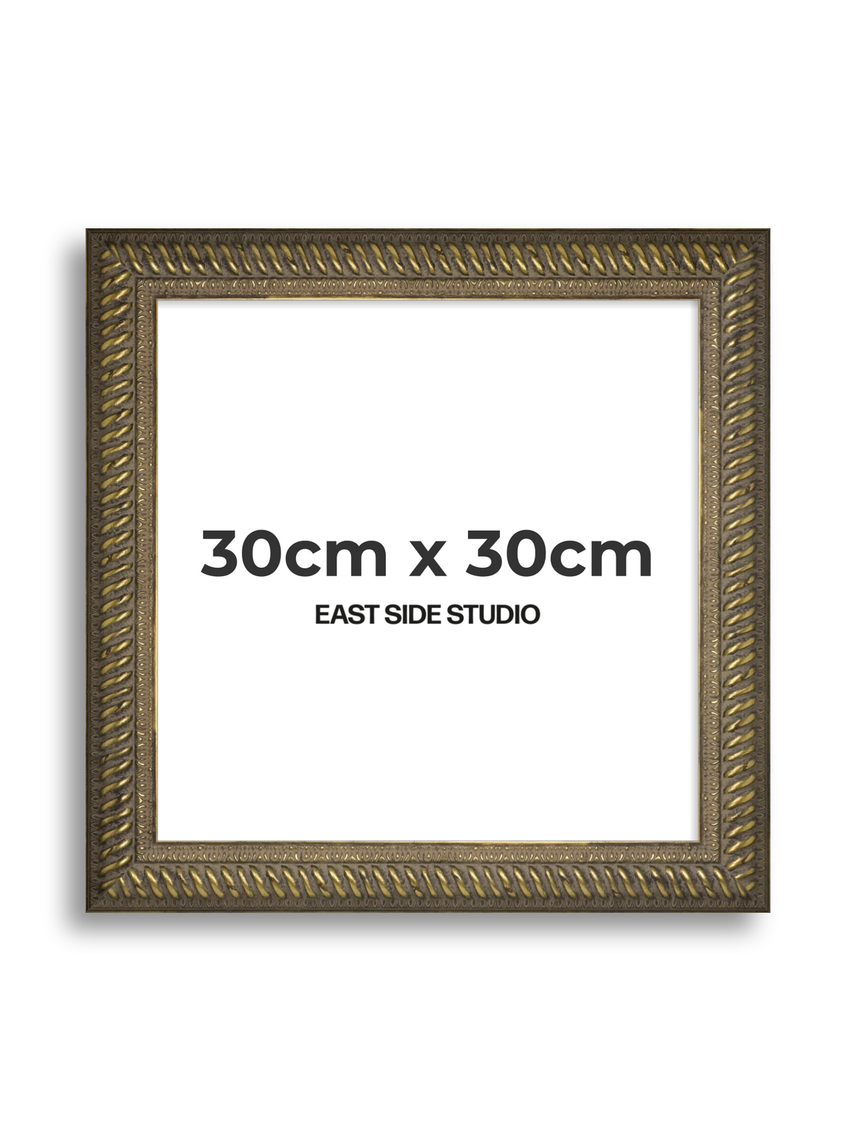 Torsade Aged Gold 30cm x 30cm picture frame
