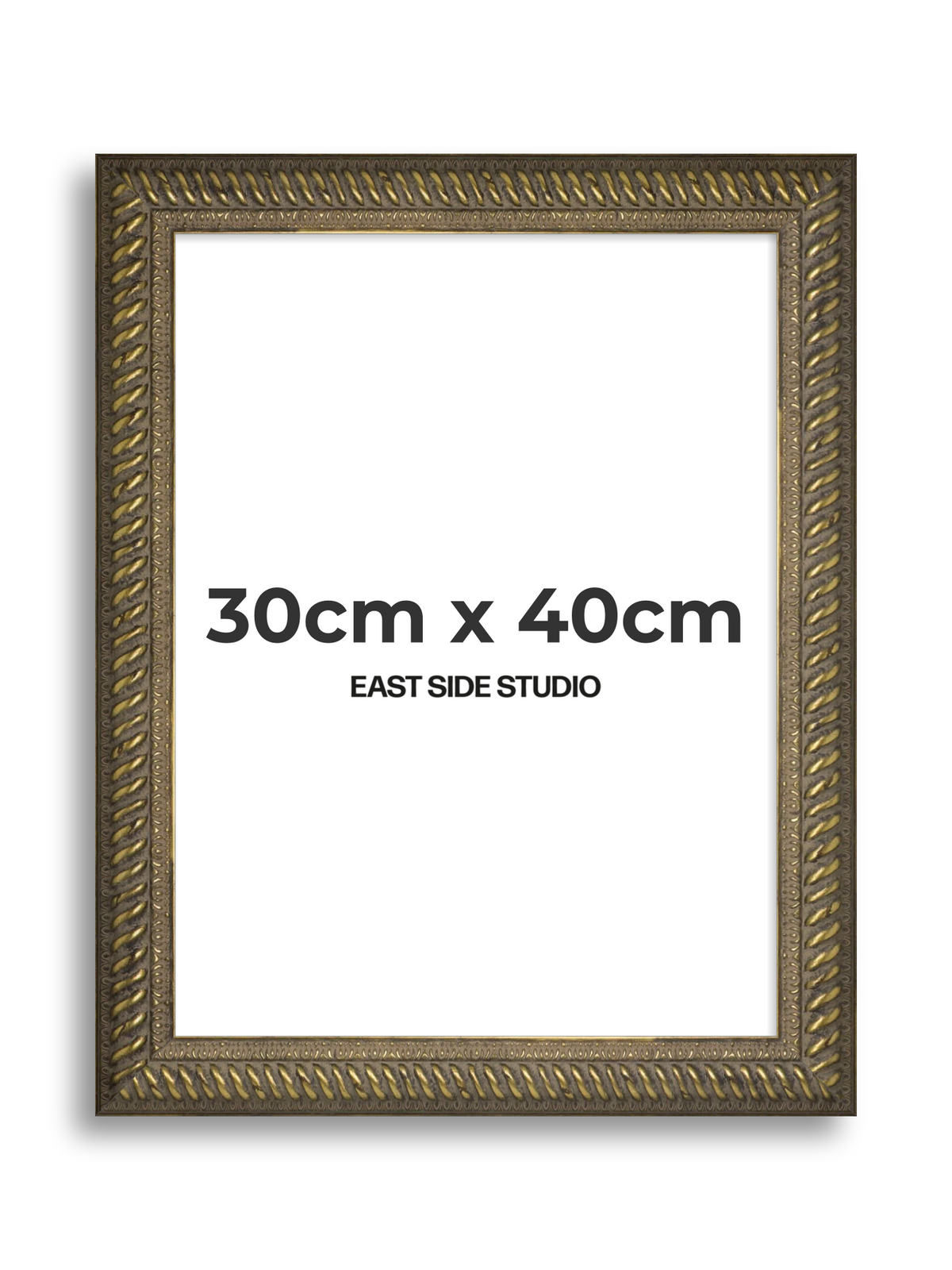 Torsade Aged Gold 30cm x 40cm picture frame