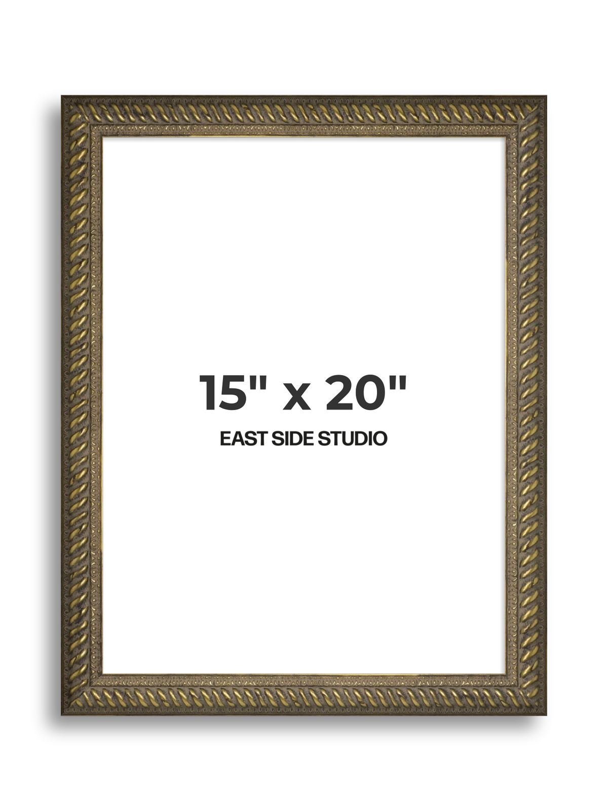 Torsade Aged Gold 15" x 20" picture frame