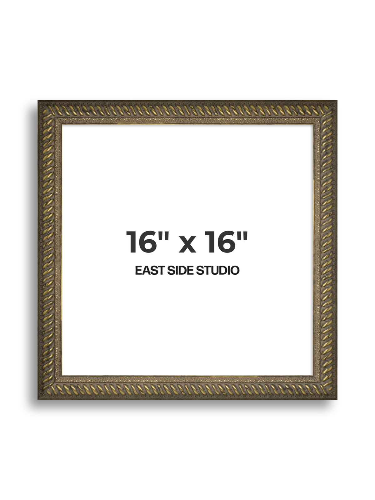 Torsade Aged Gold 16" x 16" picture frame