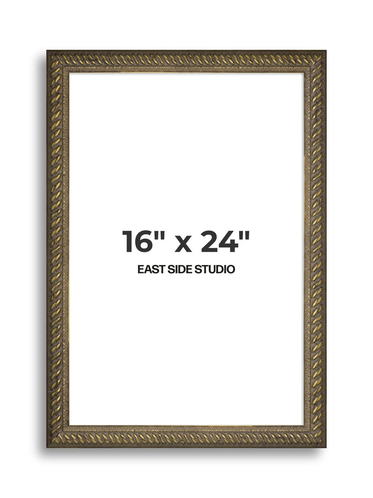 Torsade Aged Gold 16" x 24" picture frame