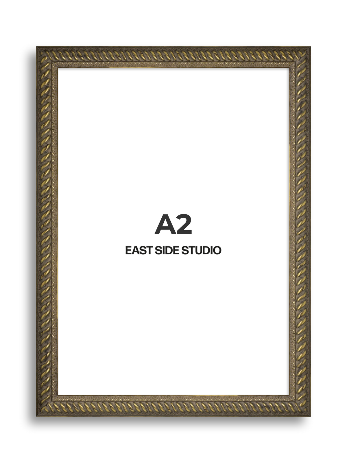 Torsade Aged Gold A2 picture frame