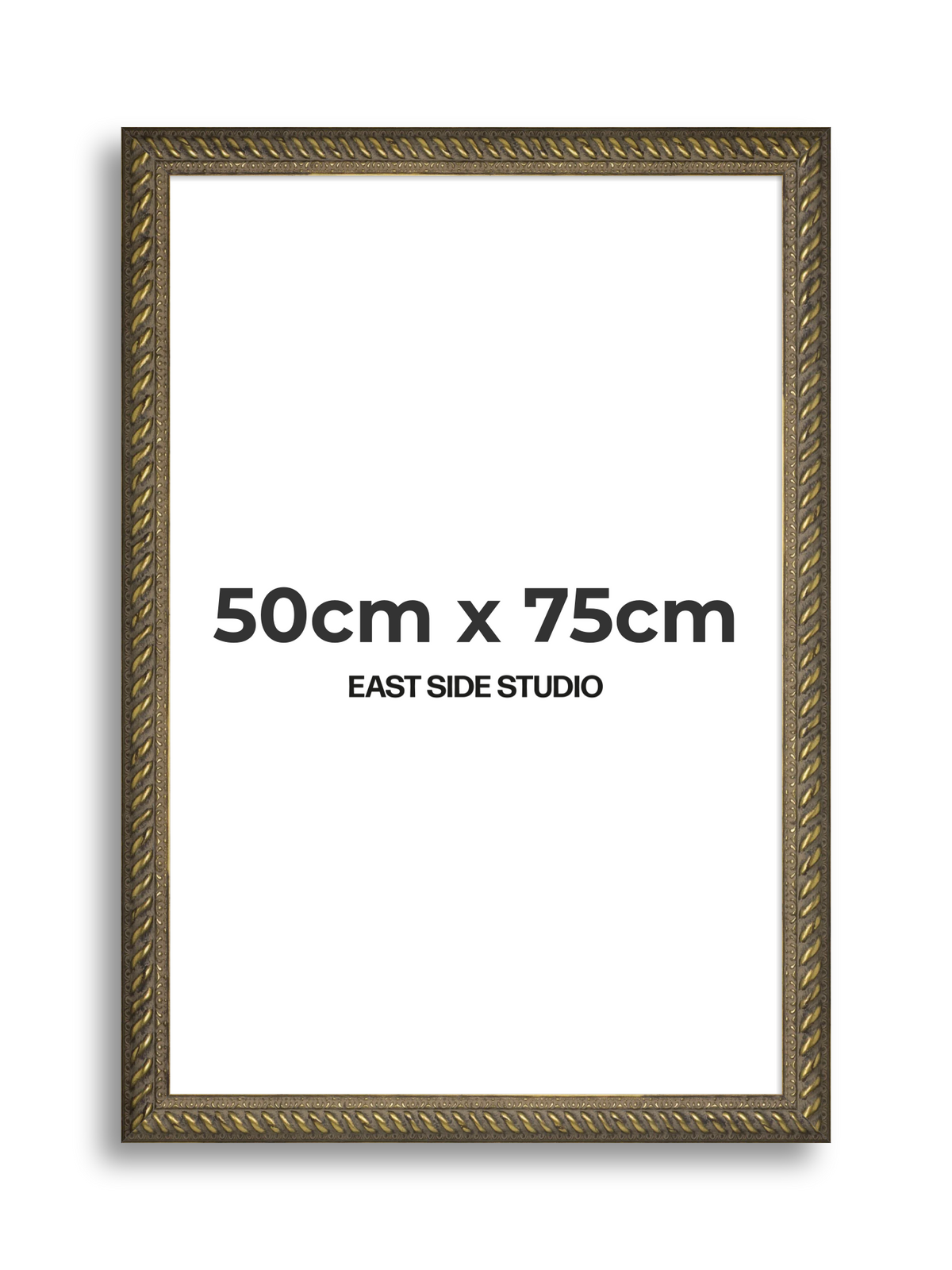 Torsade Aged Gold 50cm x 75cm picture frame