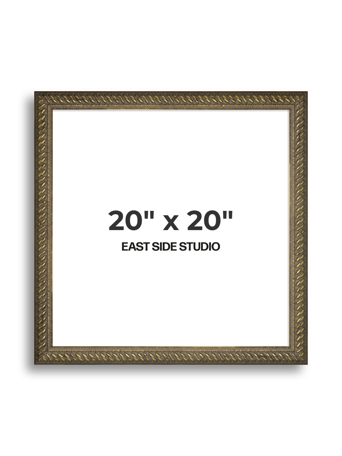 Torsade Aged Gold 20" x 20" picture frame