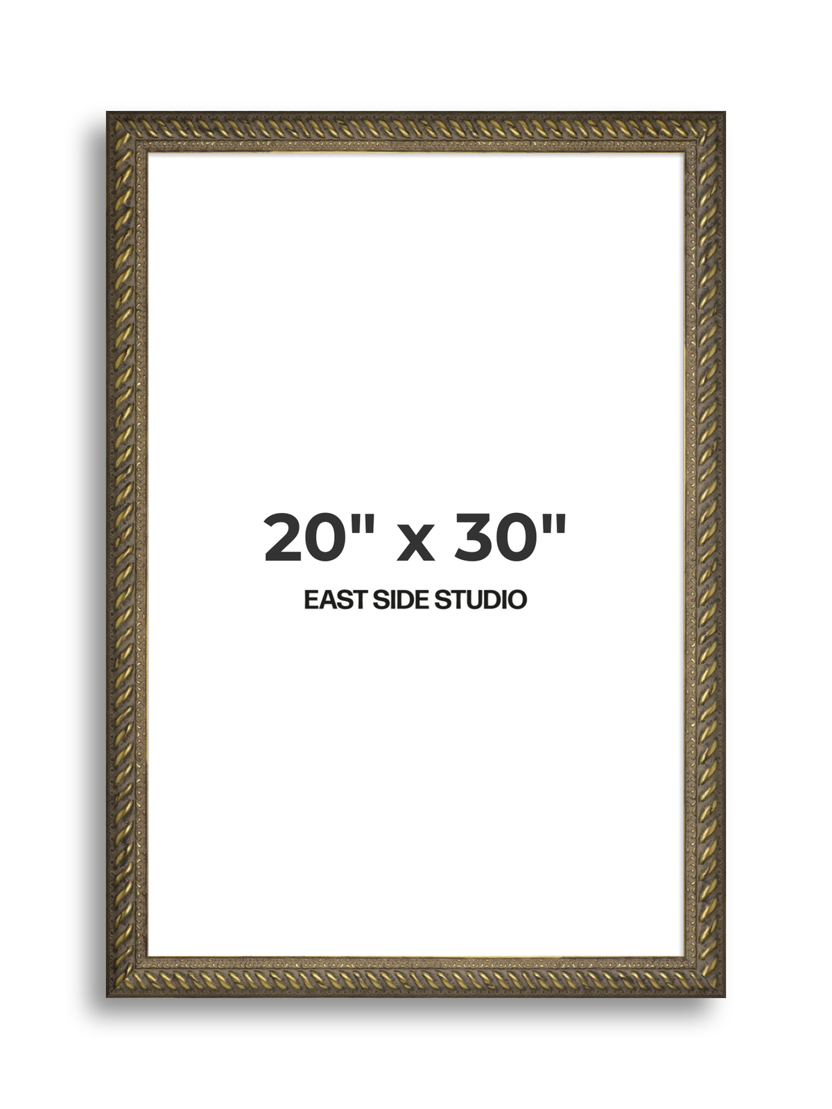 Torsade Aged Gold 20" x 30" picture frame