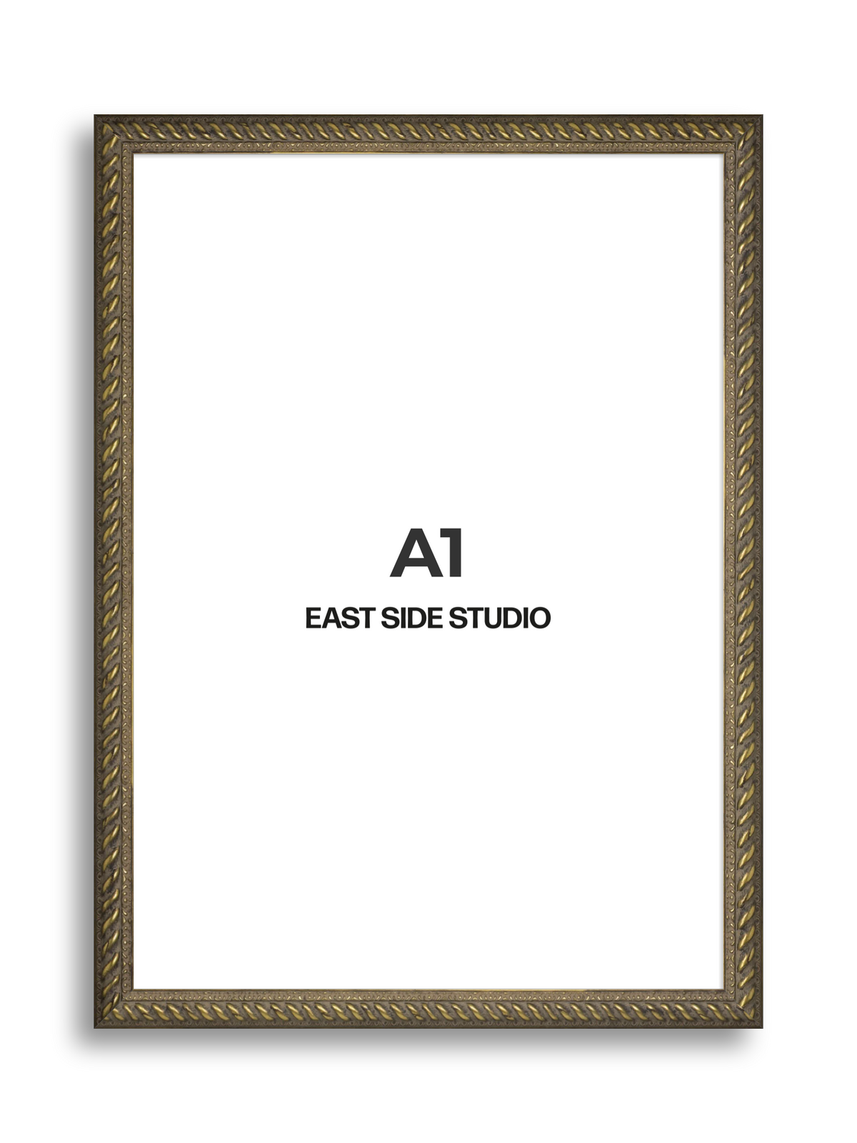 Torsade Aged Gold A1 picture frame