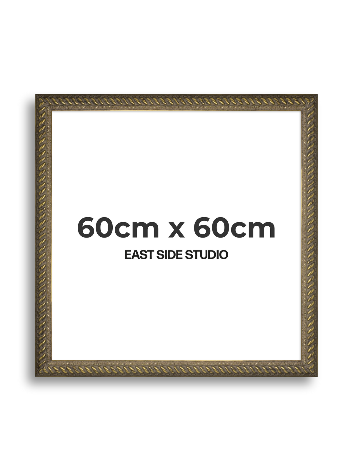 Torsade Aged Gold 60cm x 60cm picture frame