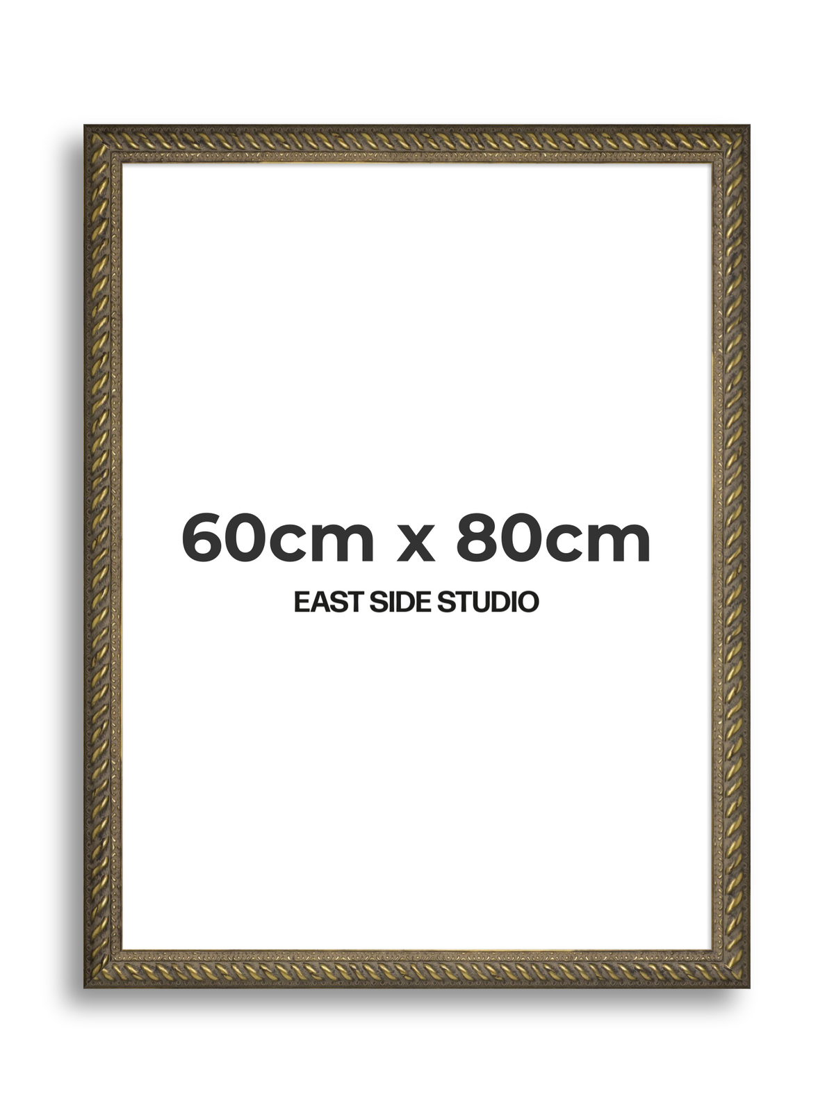 Torsade Aged Gold 60cm x 80cm picture frame