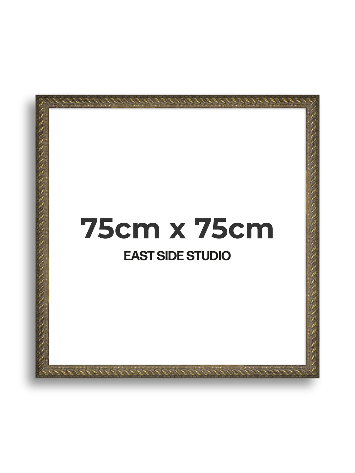 Torsade Aged Gold 75cm x 75cm picture frame