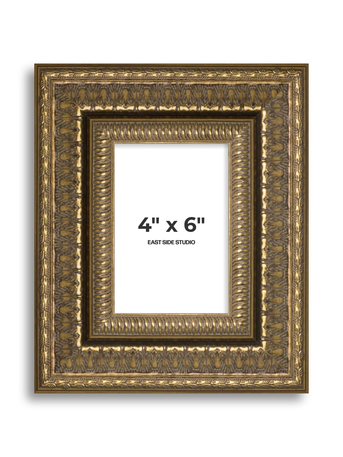 Coronet Antique Gold 4" x 6" picture frame