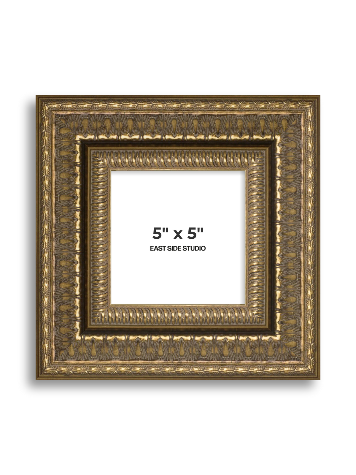 Coronet Antique Gold 5" x 5" picture frame