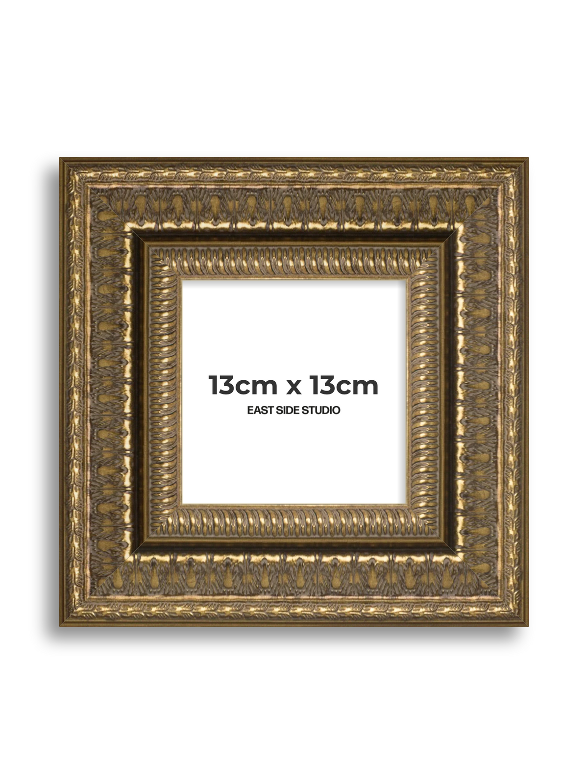 Coronet Antique Gold 13cm x 13cm picture frame