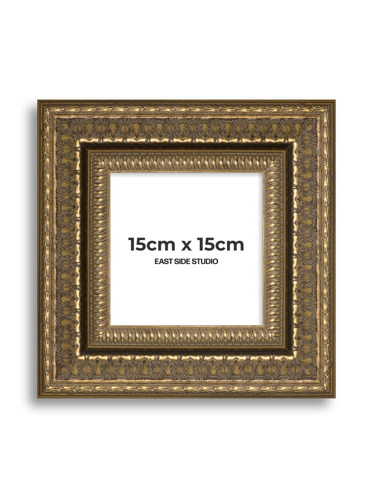 Coronet Antique Gold 15cm x 15cm picture frame