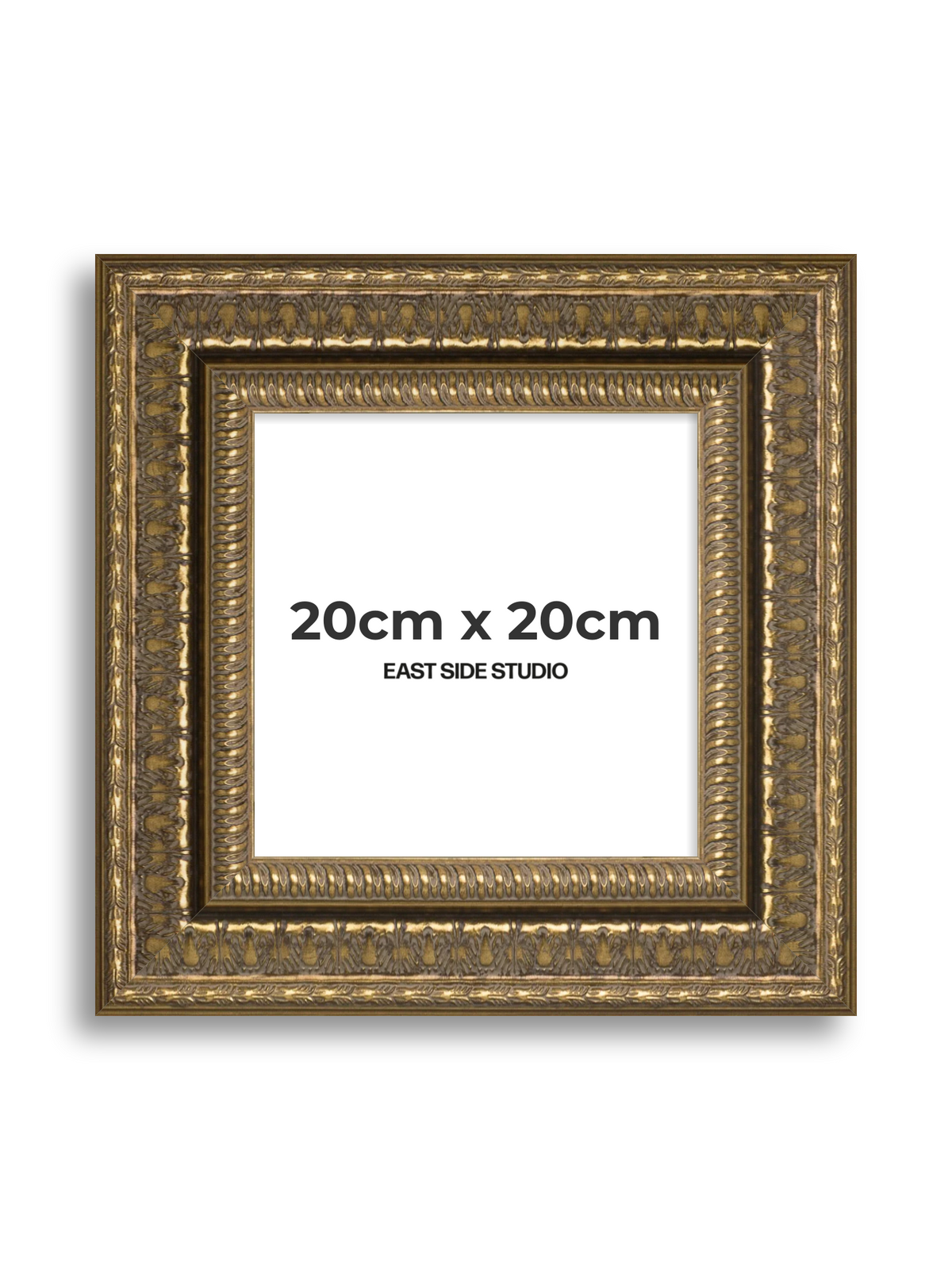 Coronet Antique Gold 20cm x 20cm picture frame