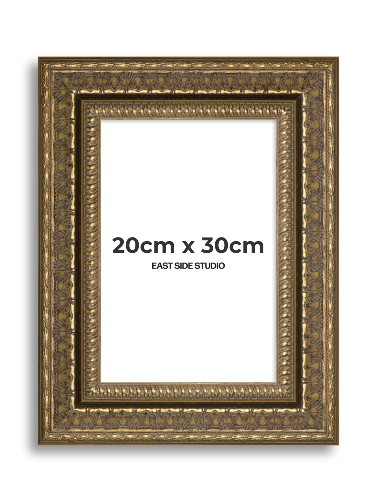Coronet Antique Gold 20cm x 30cm picture frame