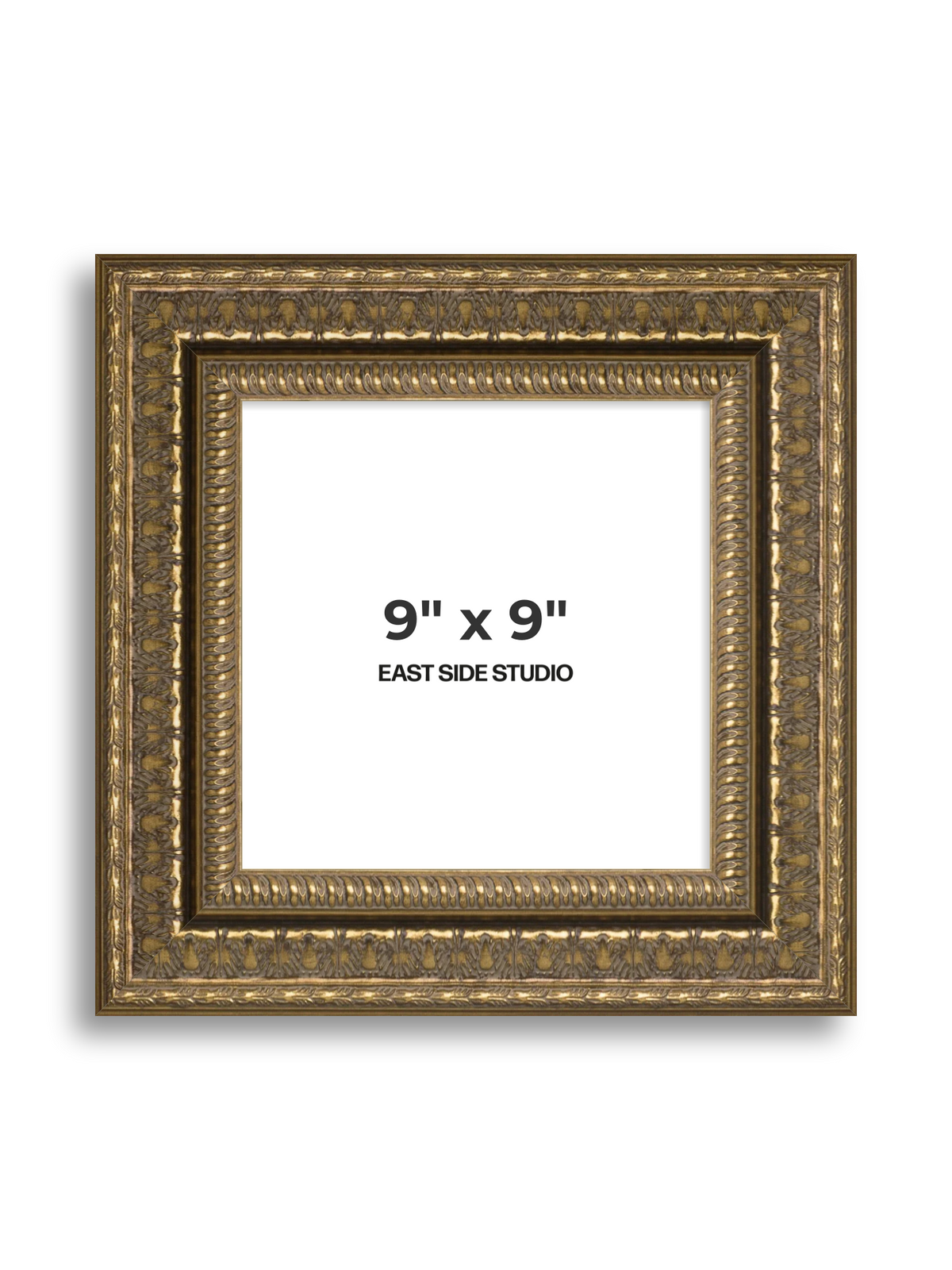 Coronet Antique Gold 9" x 9" picture frame