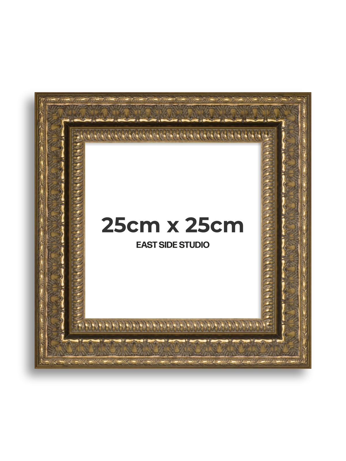 Coronet Antique Gold 25cm x 25cm picture frame