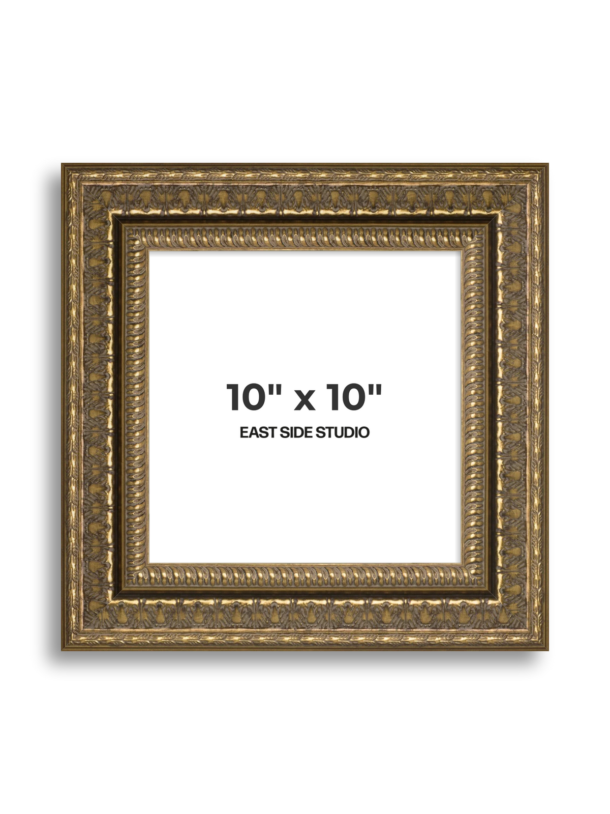 Coronet Antique Gold 10" x 10" picture frame