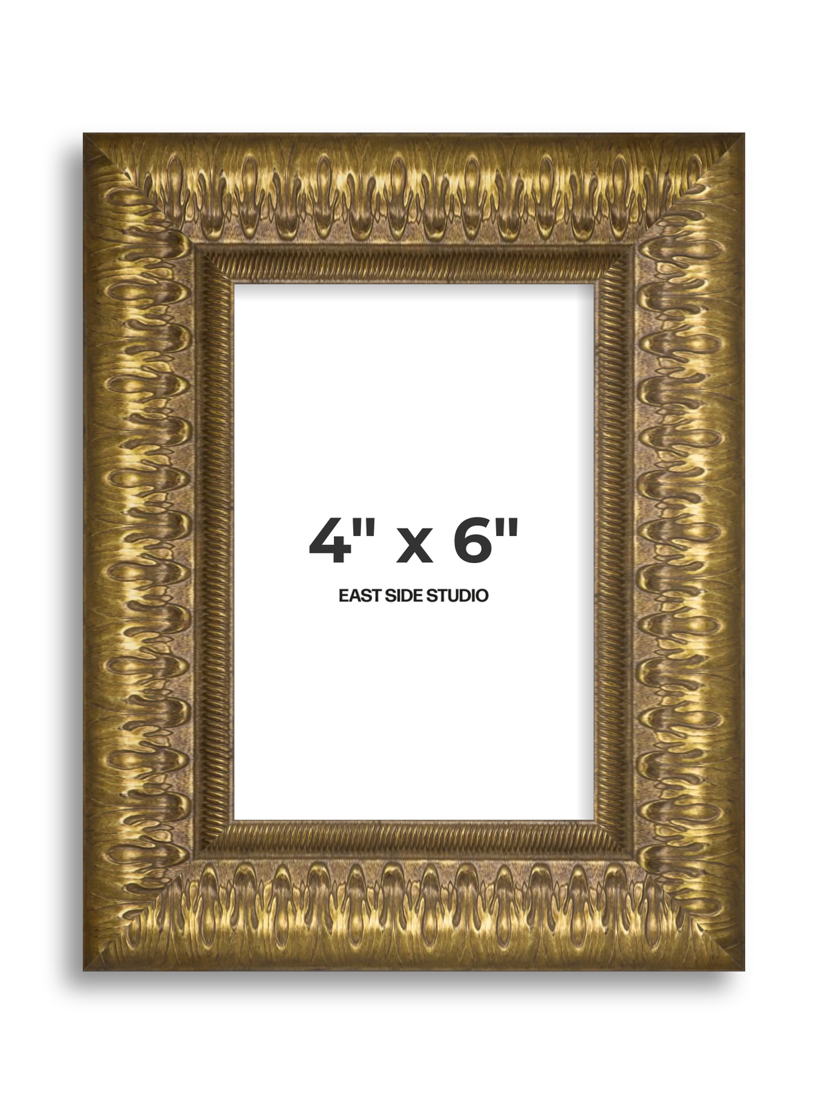 Plume Gold 4" x 6" picture frame