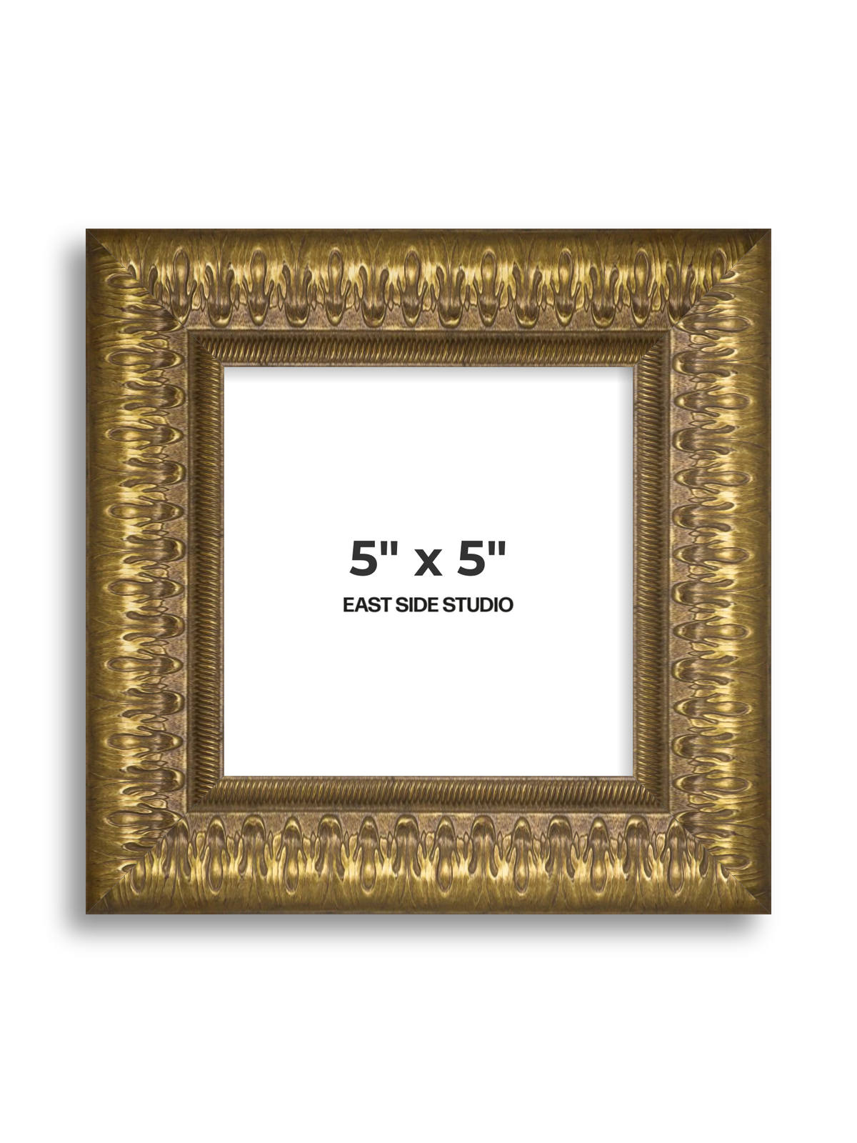 Plume Gold 5" x 5" picture frame