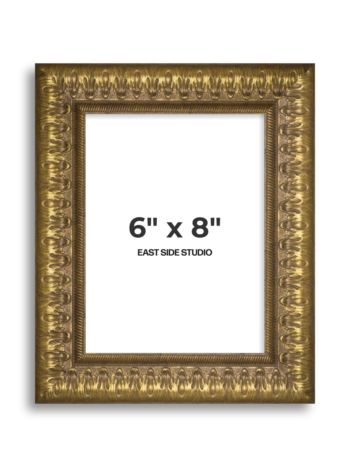 Plume Gold 6" x 8" picture frame