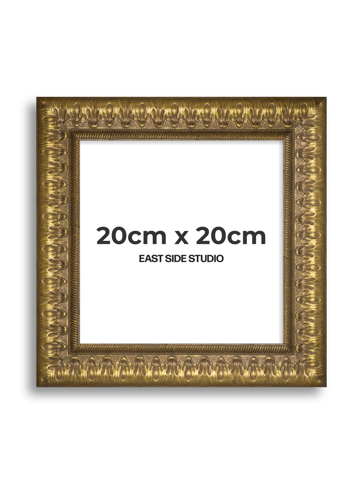 Plume Gold 20cm x 20cm picture frame