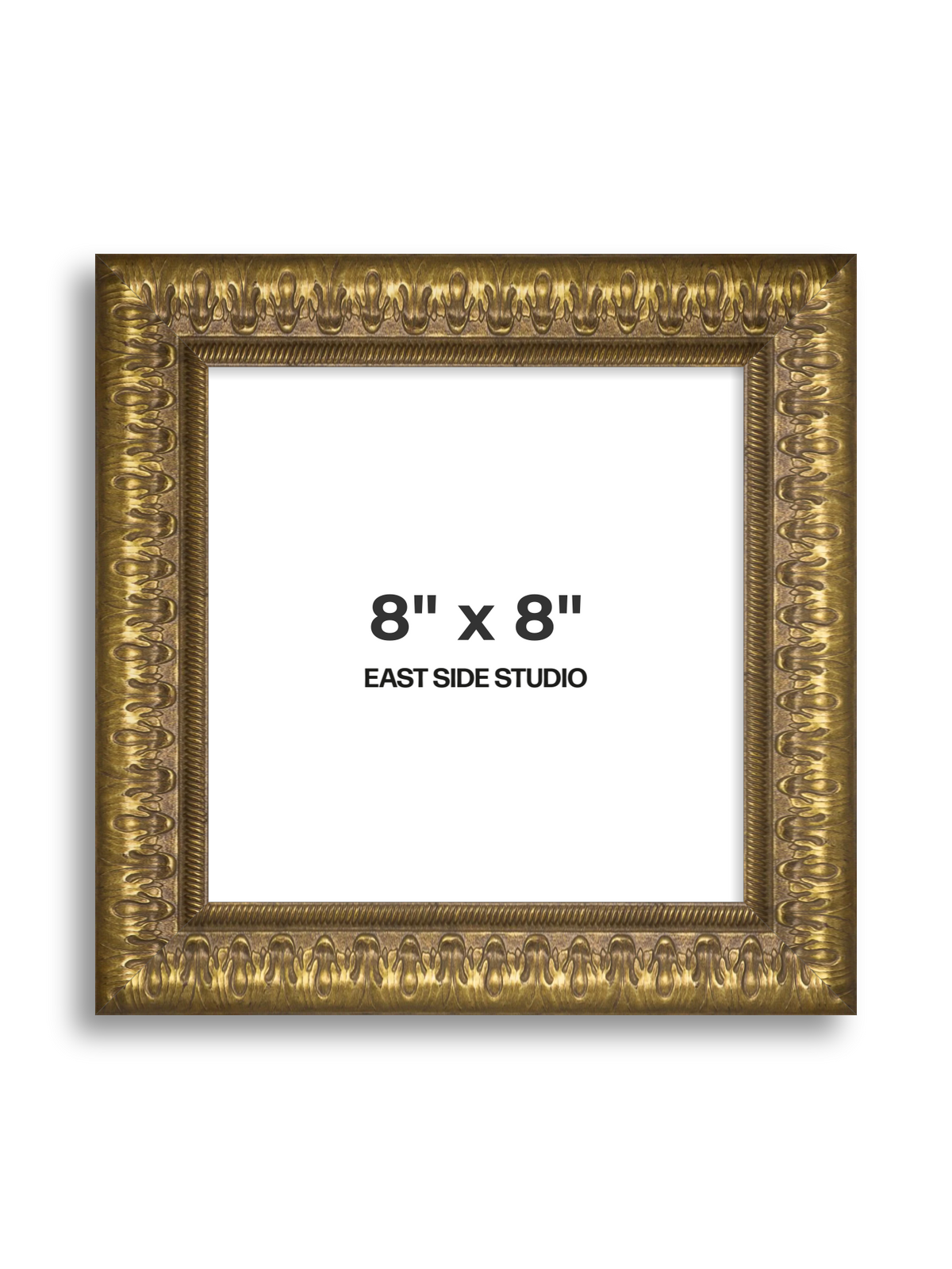 Plume Gold 8" x 8" picture frame