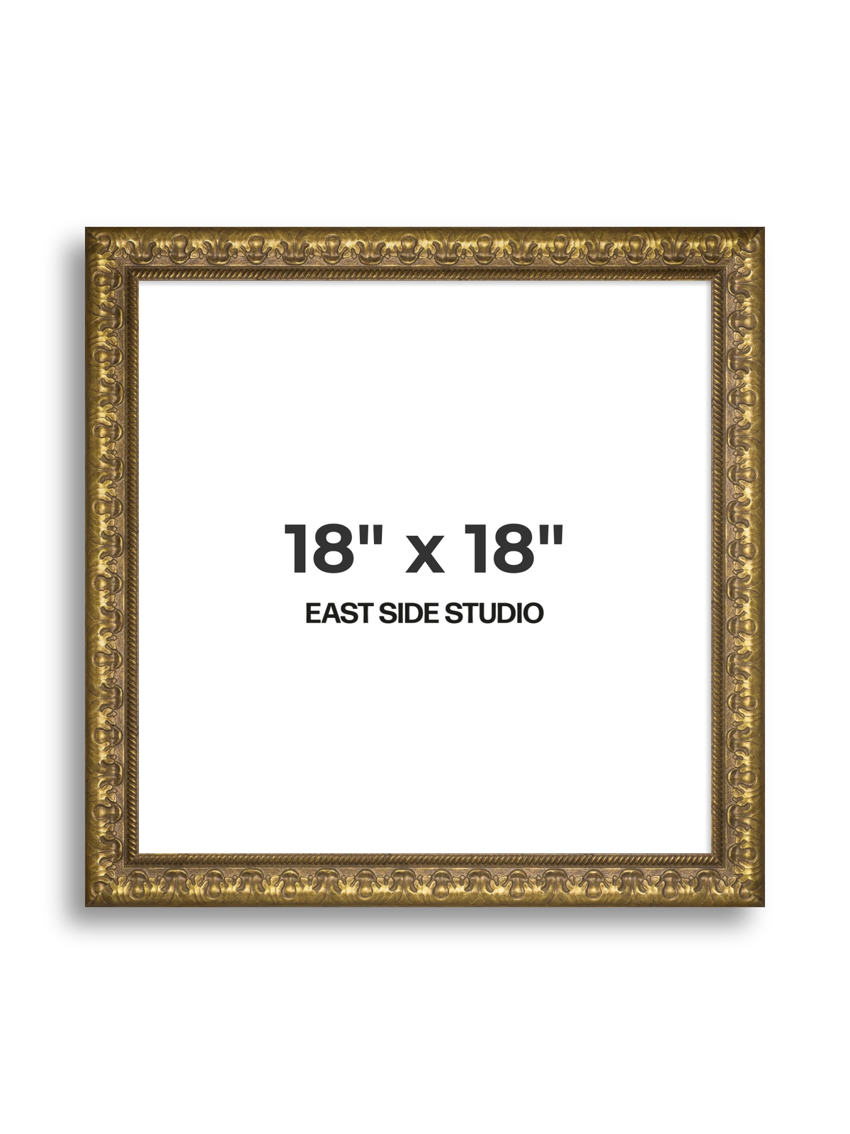 Plume Gold 18" x 18" picture frame
