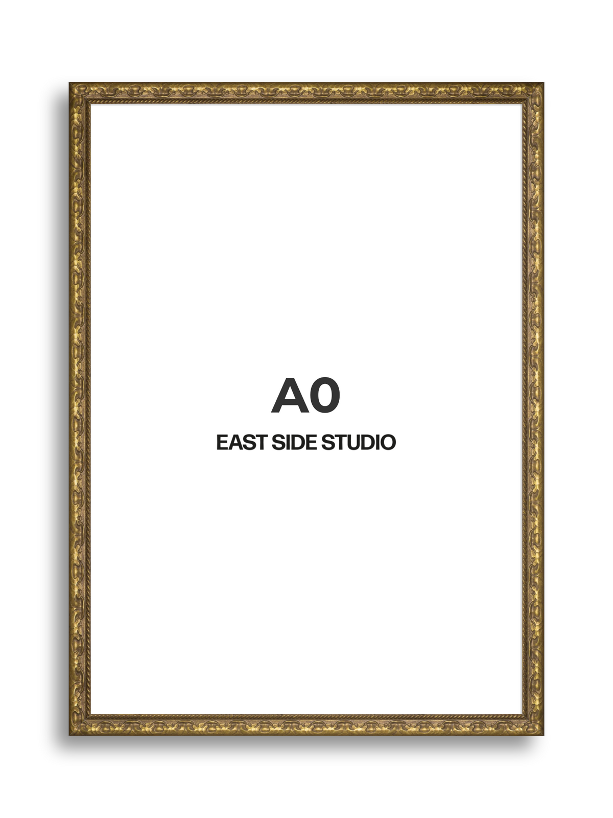 Plume Gold A0 picture frame