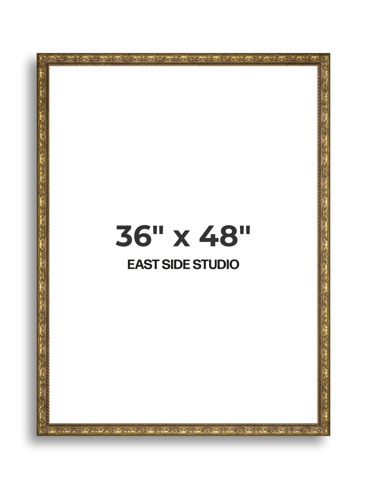 Plume Gold 36" x 48" picture frame