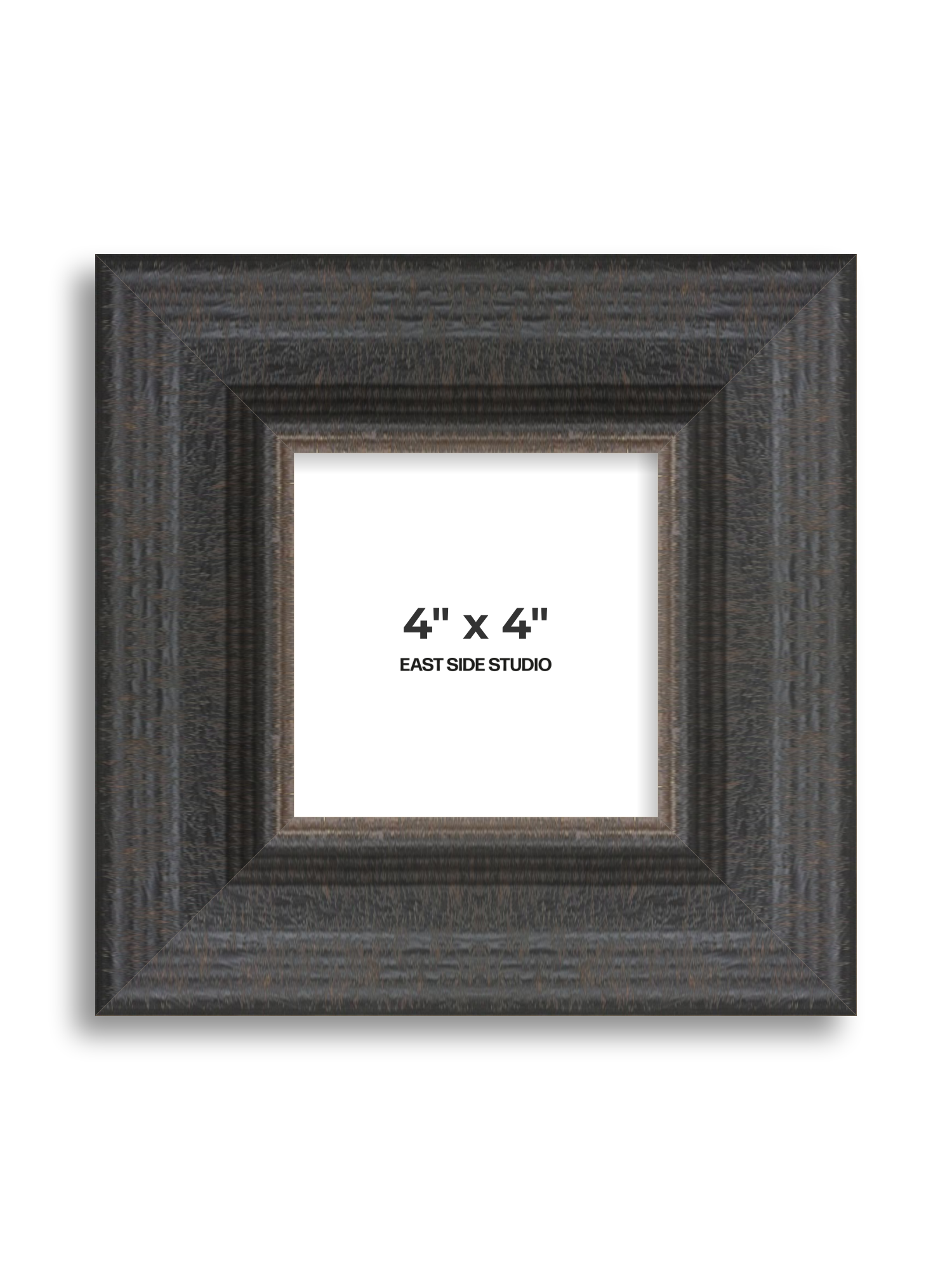 Aged Wenge 4" x 4" picture frame